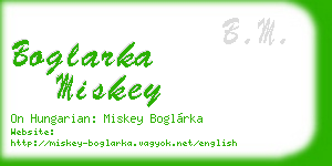 boglarka miskey business card